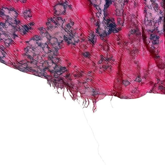 Stylo CANADA Boho Paisley Print Embroidery Sleeveless Midi Dress Pink Purple M/L - Picture 9 of 10